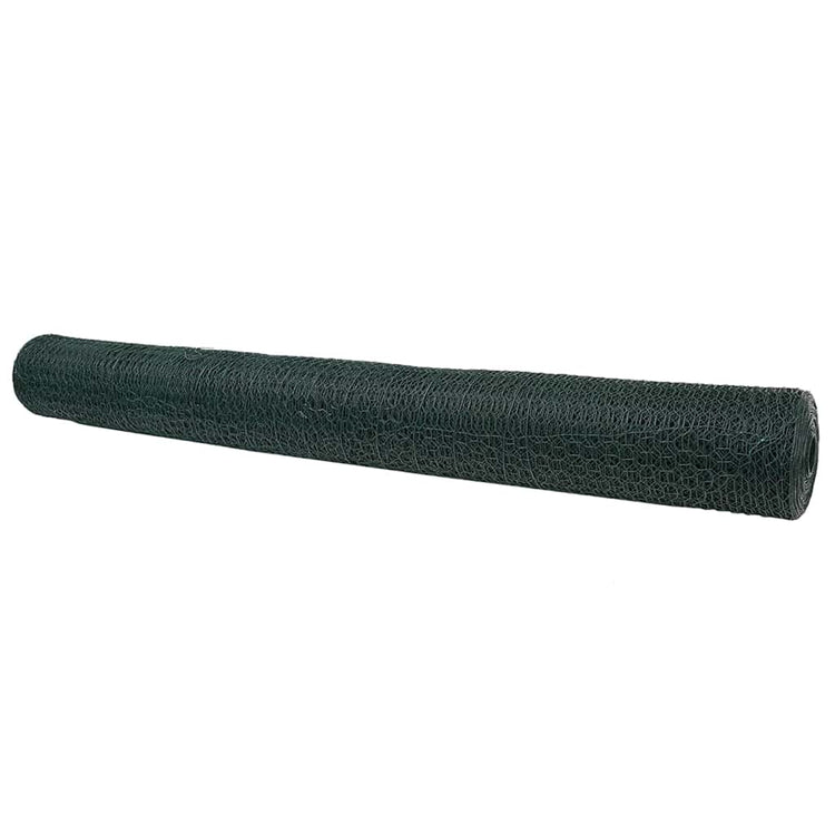 VidaXL Sechseckzaun grün 1,2 x 100 m PVC