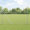 Vidaxl Sechseckzaun Silber 1,5 x 10 m verzinkter Stahl