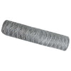 Vidaxx Sechseckzaun Silber 0,5 x 50 m aus verzinktem Stahl