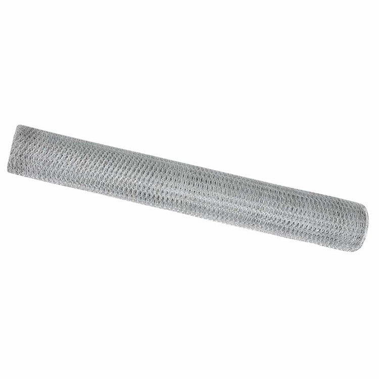 Vidaxl Sechseckzaun Silber 1 x 100 m verzinkter Stahl
