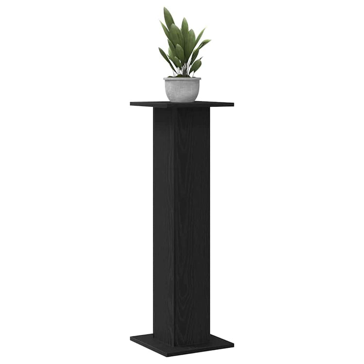Vidaxx Pflanzenständer 2 Stück schwarze Eiche 30 x 30 x 95 cm Holzwerkstoff