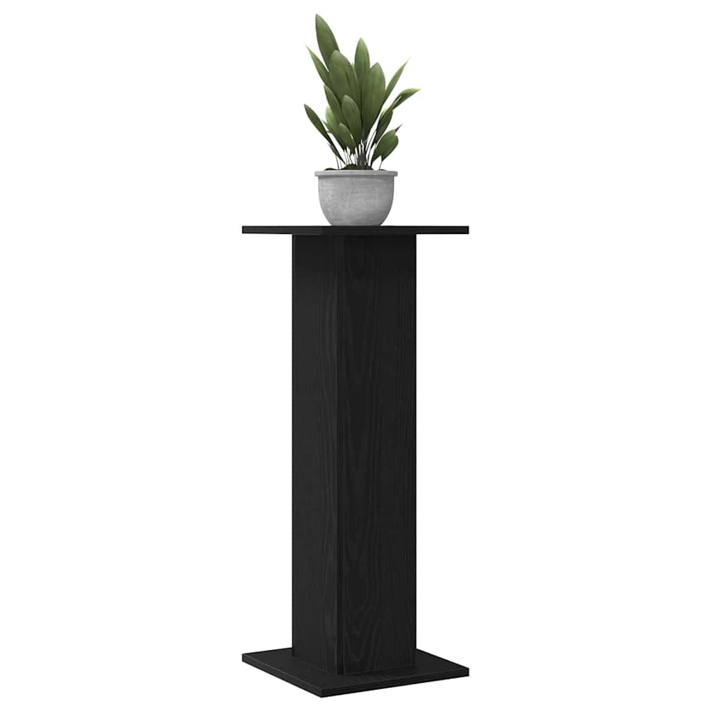 Vidaxx Pflanzenständer 2 Stück schwarze Eiche 30 x 30 x 80 cm Holzwerkstoff