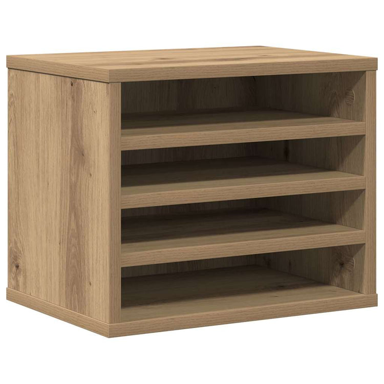 Vidaxx Schreibtisch-Organizer Artisan Oak 36 x 26 x 29,5 cm verarbeitetes Holz