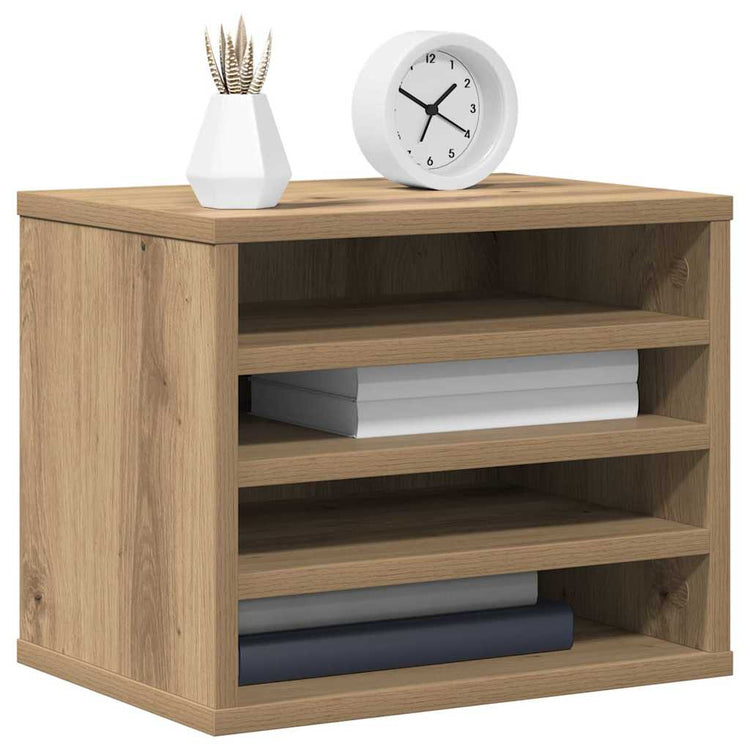 Vidaxx Schreibtisch-Organizer Artisan Oak 36 x 26 x 29,5 cm verarbeitetes Holz