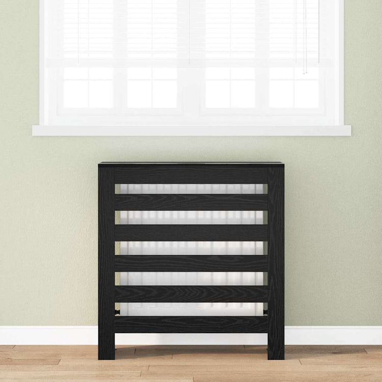 Vidaxx Heizkörperabdeckung Schwarzeiche 78 x 20 x 82 cm Holzwerkstoff