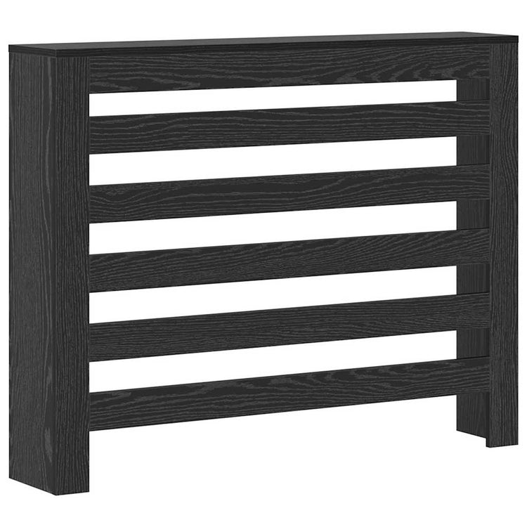 Vidaxxl Heizkörperabdeckung schwarze Eiche 104 x 20 x 82 cm Holzwerkstoff