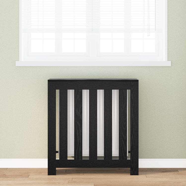 Vidaxx Heizkörperabdeckung Schwarzeiche 78 x 20 x 82 cm Holzwerkstoff