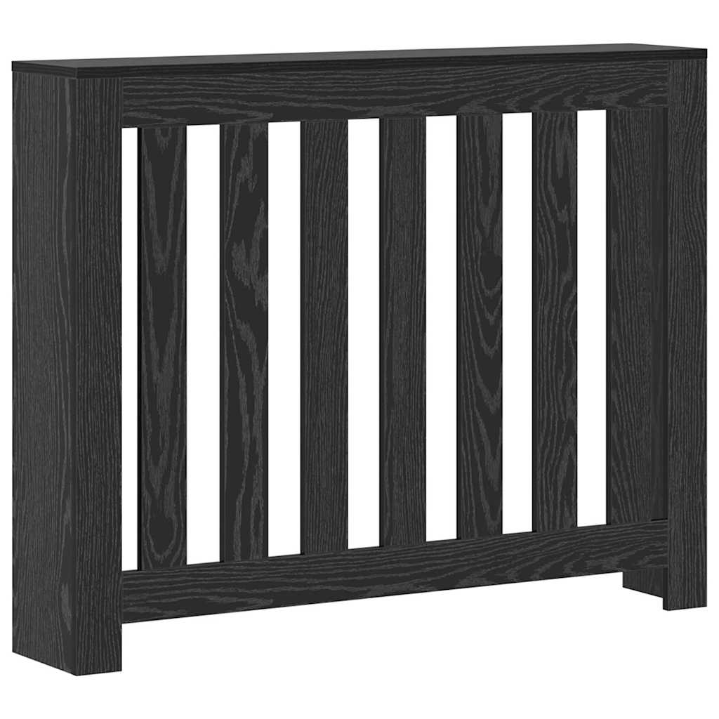 Vidaxxl Heizkörperabdeckung schwarze Eiche 104 x 20 x 82 cm Holzwerkstoff