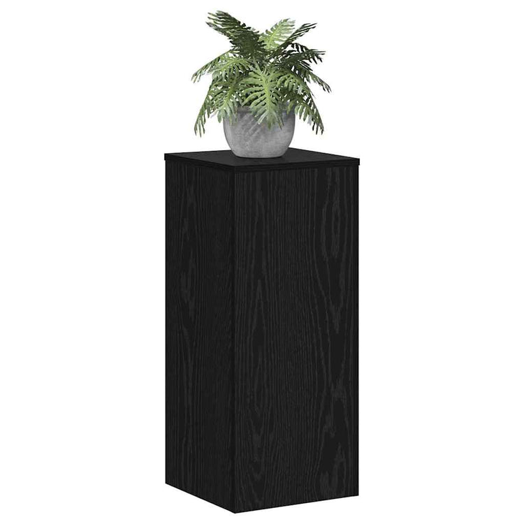 Vidaxx Pflanzenständer 2 Stück schwarze Eiche 30 x 30 x 70 cm Holzwerkstoff