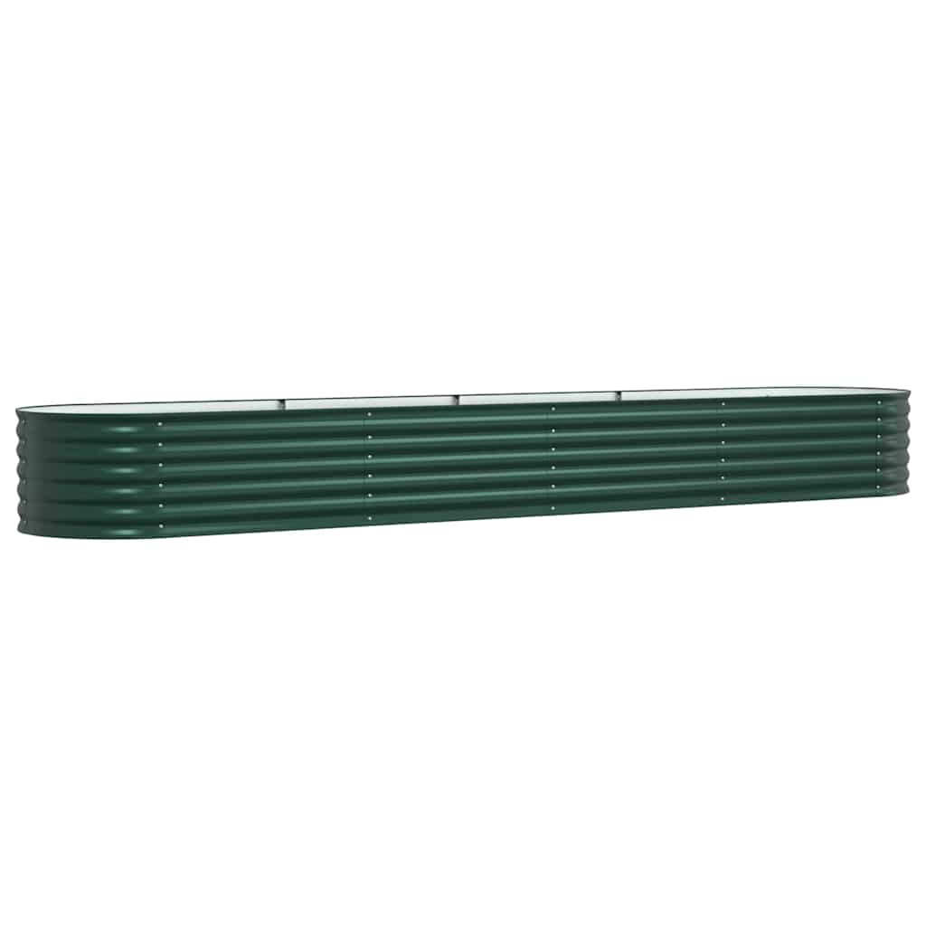 Vidaxx Hochbeet grün 400 x 80 x 44 cm Stahl