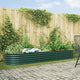 Vidaxx Hochbeet grün 320 x 80 x 44 cm Stahl