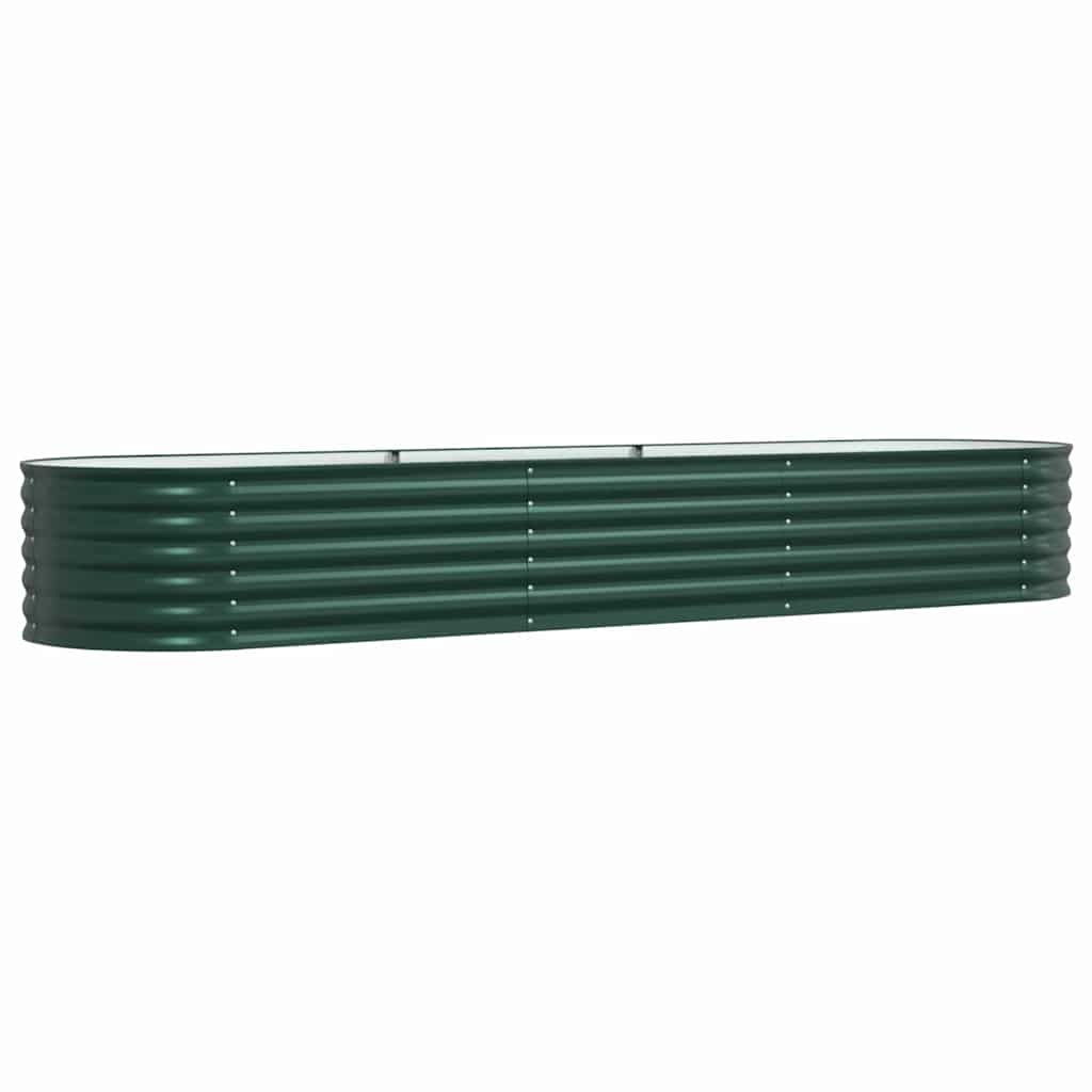 Vidaxx Hochbeet grün 320 x 80 x 44 cm Stahl