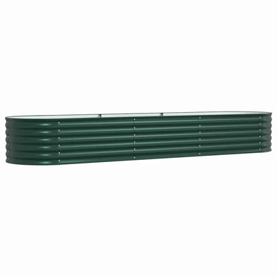 Vidaxx Hochbeet grün 320 x 80 x 44 cm Stahl