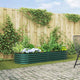 Vidaxx Hochbeet grün 240 x 80 x 44 cm Stahl