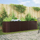 Vidaxx Hochbeet braun 320 x 80 x 81 cm Stahl