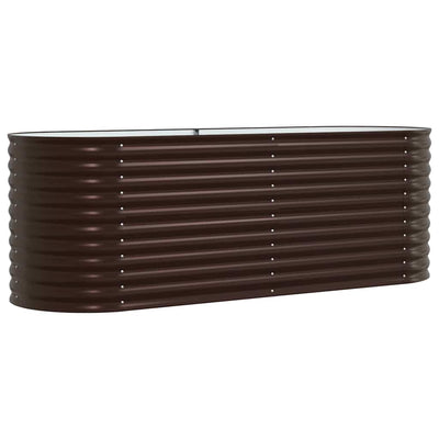 Vidaxx Hochbeet braun 240 x 80 x 81 cm Stahl