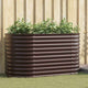 Vidaxx Hochbeet braun 160 x 80 x 81 cm Stahl