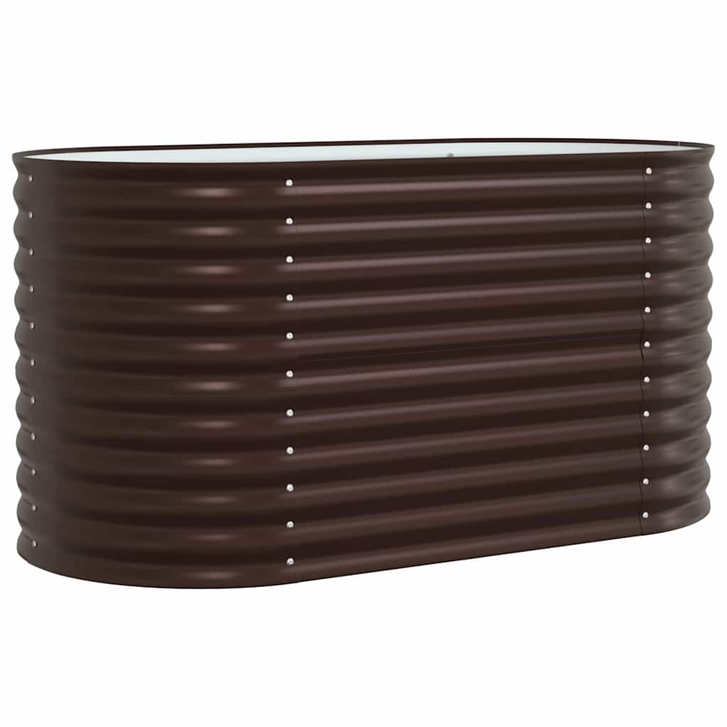Vidaxx Hochbeet braun 160 x 80 x 81 cm Stahl