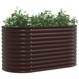 Vidaxx Hochbeet braun 160 x 80 x 81 cm Stahl - afbeelding 3