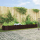 Vidaxx Hochbeet braun 400 x 80 x 44 cm Stahl
