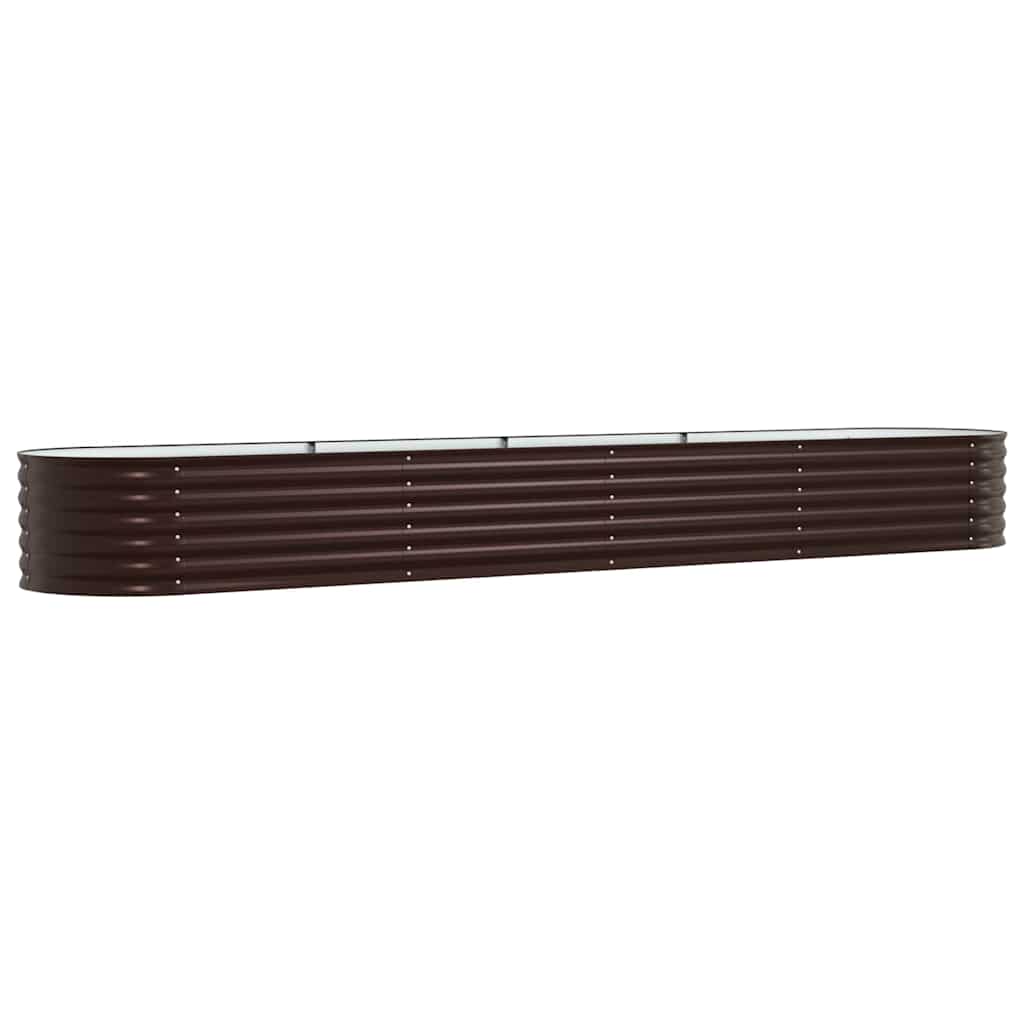 Vidaxx Hochbeet braun 400 x 80 x 44 cm Stahl