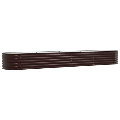 Vidaxx Hochbeet braun 400 x 80 x 44 cm Stahl