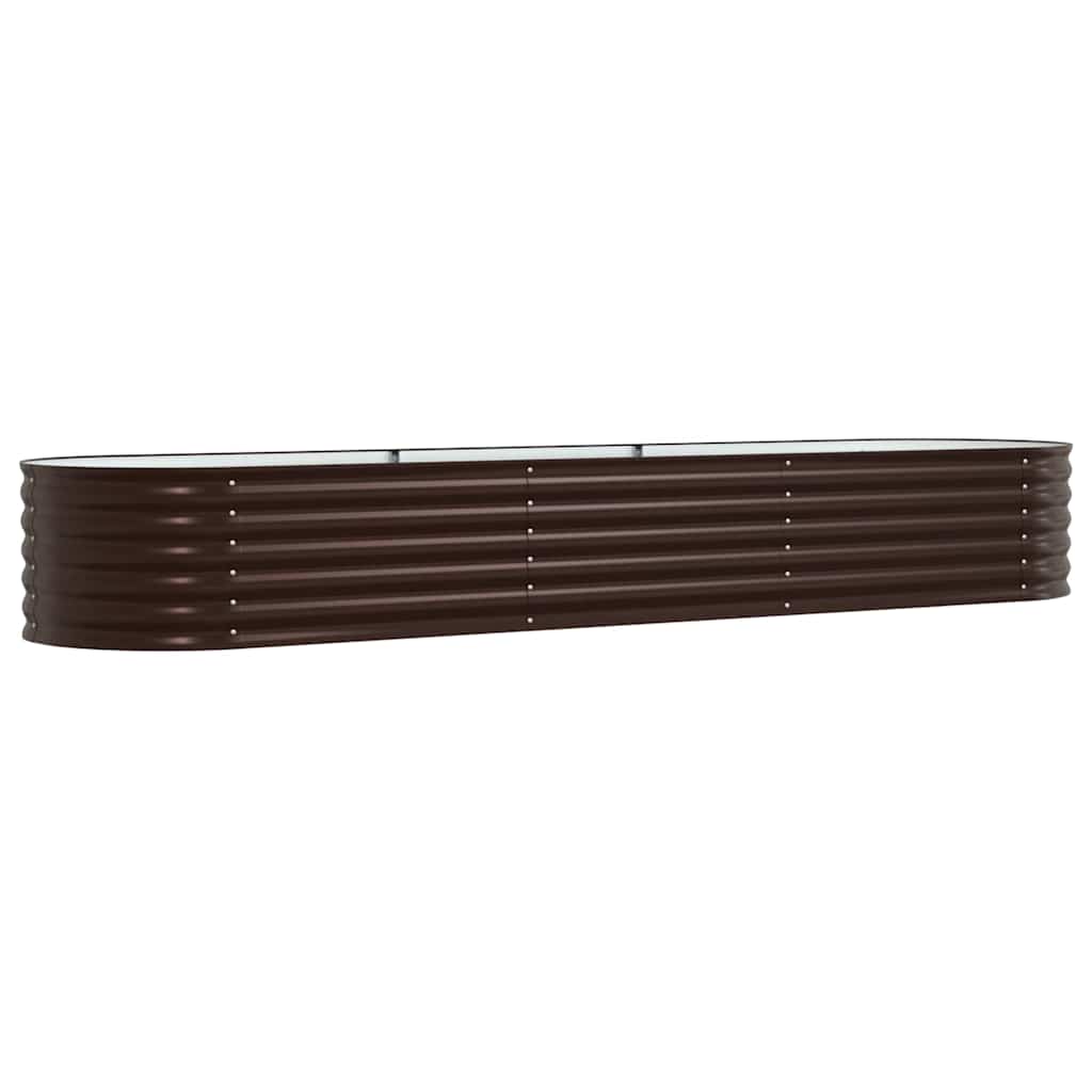 Vidaxx Hochbeet braun 320 x 80 x 44 cm Stahl