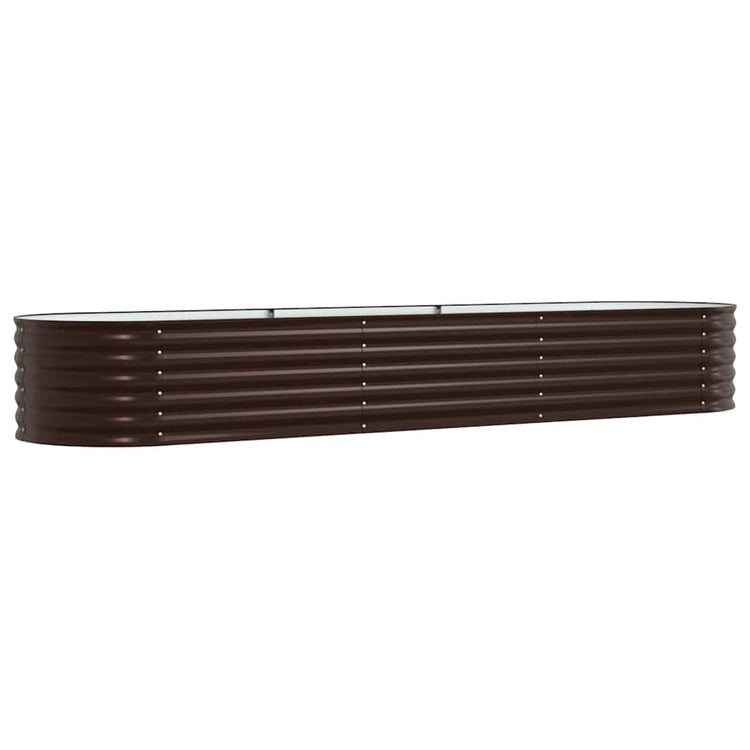 Vidaxx Hochbeet braun 320 x 80 x 44 cm Stahl