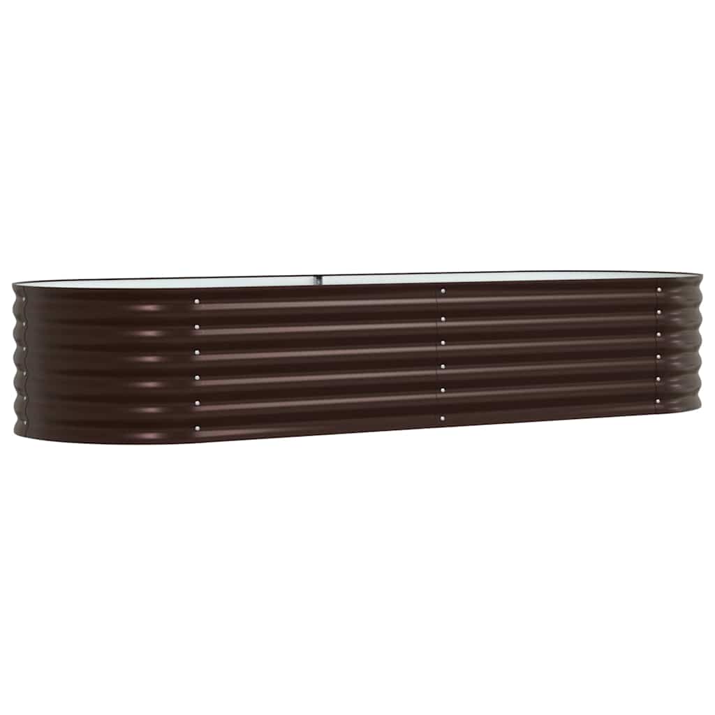 Vidaxx Hochbeet braun 240 x 80 x 44 cm Stahl