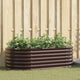 Vidaxx Hochbeet braun 160 x 80 x 44 cm Stahl