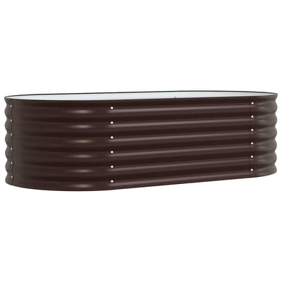 Vidaxx Hochbeet braun 160 x 80 x 44 cm Stahl
