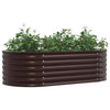 Vidaxx Hochbeet braun 160 x 80 x 44 cm Stahl