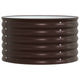 Vidaxx Hochbeet braun 80 x 80 x 44 cm Stahl