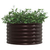 Vidaxx Hochbeet braun 80 x 80 x 44 cm Stahl