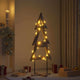 Vidaxx Weihnachtsbaum mit standardmäßigem braunem 149,5 cm massivem Teakholz