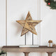 Vidaxx Weihnachtsstern braun 43,5 x 13,5 x 59 cm massives Teakholz