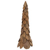 Vidaxx Weihnachtsbaum mit standardmäßigem braunem 111 cm massivem Teakholz