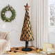 Vidaxx Weihnachtsbaum mit standardmäßigem braunem 149 cm massivem Teakholz