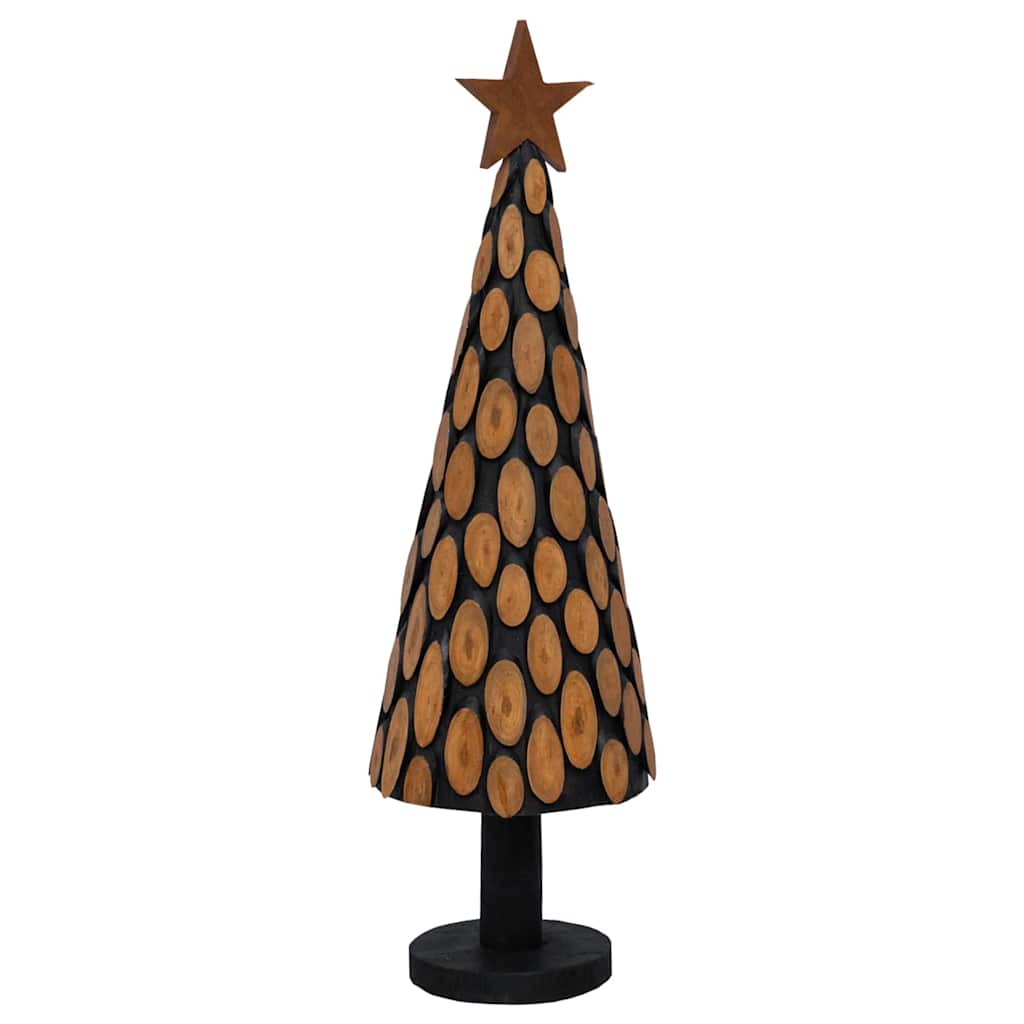 Vidaxx Weihnachtsbaum mit standardmäßigem braunem 149 cm massivem Teakholz