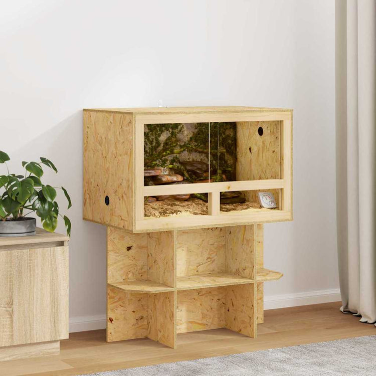 Vidaxl Terrarium braun 80 x 50 x 100 cm OSB