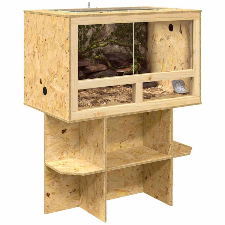 Vidaxl Terrarium braun 80 x 50 x 100 cm OSB