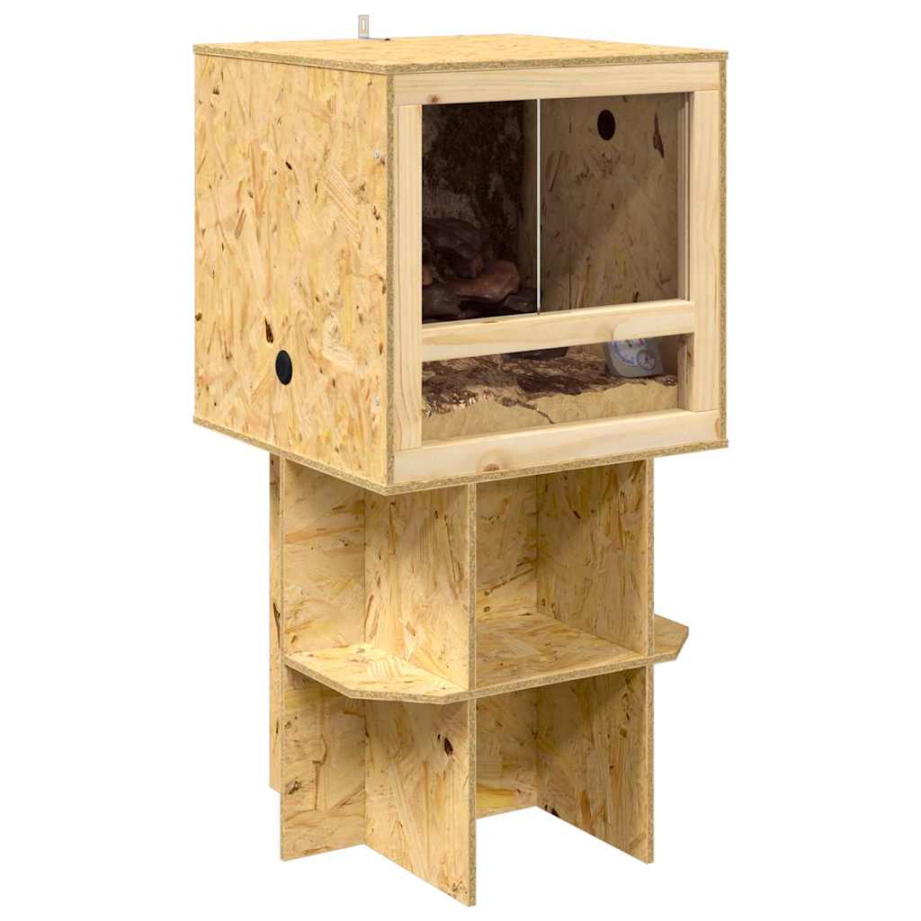 Vidaxl Terrarium braun 50 x 50 x 100 cm OSB