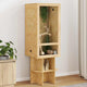 Vidaxl Terrarium braun 50 x 50 x 130 cm OSB