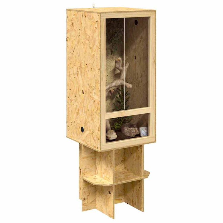 Vidaxl Terrarium braun 50 x 50 x 130 cm OSB