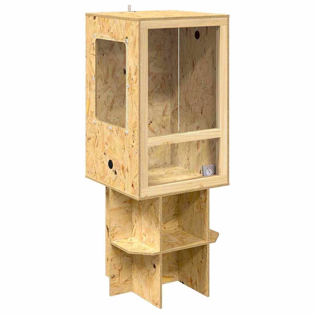 Vidaxl Terrarium braun 50 x 50 x 130 cm OSB