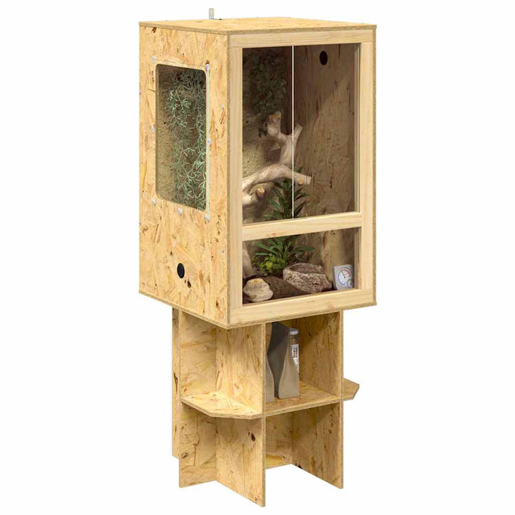 Vidaxl Terrarium braun 50 x 50 x 130 cm OSB