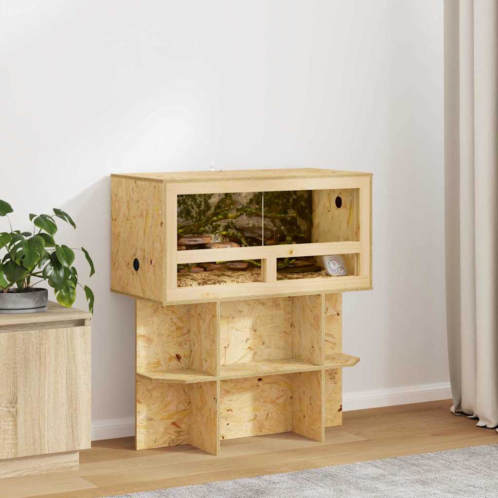 Vidaxl Terrarium braun 80 x 40 x 90 cm OSB