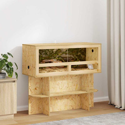 Vidaxl Terrarium braun 100 x 40 x 90 cm OSB