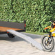 Vidaxl Laderampe 200 kg Silber 186 x 23 x 4,5 cm