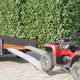 Vidaxl Laderampe 200 kg 2 Stück Silber 186 x 23 x 4,5 cm